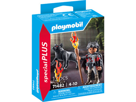 Playmobil Special Plus Πολεμιστής με Λύκο για 4-10 Ετών 71482