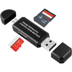 06.005.0084 Card Reader OTG USB-A micro USB 2.0 για SD / microSD