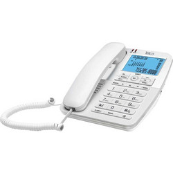 Telco GCE6215 Ενσύρματο Τηλέφωνο με Ανοιχτή Ακρόαση Λευκό
