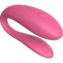 We-Vibe Sync Lite Stimulator Διπλός Δονητής για Ζευγάρια με App Control Ροζ Rosa