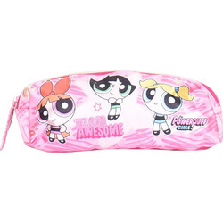 SunCe Power Puff Girl Κασετίνα Βαρελάκι Ροζ PK5-305