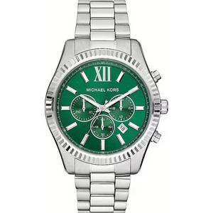 Michael Kors Lexington Ανδρικό Ρολόι Χρονογράφος με Ασημί Μεταλλικό Μπρασελέ MK9152 Michael Kors Lexington Ανδρικό Ρολόι Χρονογράφος με Ασημί Μεταλλικό Μπρασελέ MK9152