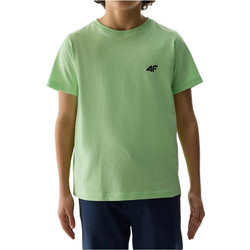 4F Παιδικό T-Shirt Κοντομάνικο Πράσινο JWSS24-TTSHM1116-42S