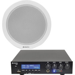 Adastra 4x EC56V+UM30 Σετ Παθητικά Ηχεία Οροφής 6W με Bluetooth Λευκά