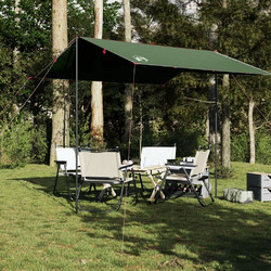 vidaXL Σκίαστρο Παραλίας Πράσινο 300x294cm 94652