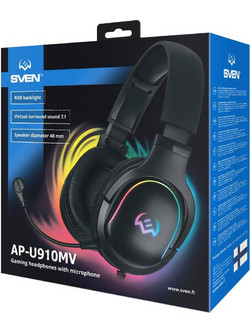 SVEN AP-U910MV Gaming Headset Over Ear Black