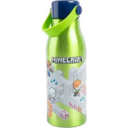 Stor Minecraft Παιδικό Παγούρι Αλουμινίου Πράσινο 760ml