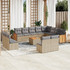 vidaXL Σετ Σαλόνι Κήπου Rattan 13τμχ Μπεζ 3228159