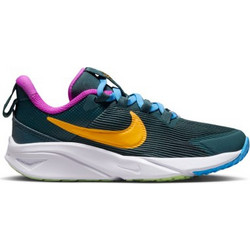 Nike Star Runner 4 Παιδικά Αθλητικά Παπούτσια για Τρέξιμο Πετρόλ DX7614-300