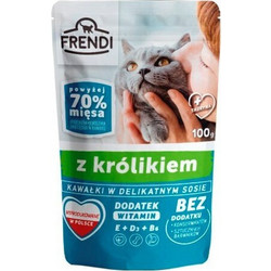 Pet Republic Frendi Pieces with Rabbit in Gravy 100gr