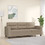 vidaXL Τριθέσιος Καναπές Taupe 210x77x80cm 359567