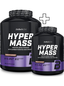 Biotech USA Hyper Mass Chocolate Πρωτεΐνη Ορού Γάλακτος Όγκου 2x4kg