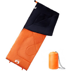 vidaXL Sleeping Bag Μονό 3 Εποχών Πορτοκαλί 94456