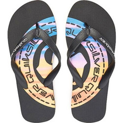 Quiksilver Molokai Art II Ανδρικές Σαγιονάρες Αντιολισθητικές Μαύρες AQYL101360-XKKN