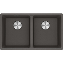 Franke Maris Bowl MRG 220/120-35-35 Slate Grey Υποκαθήμενος Νεροχύτης Γρανίτη 75x43cm