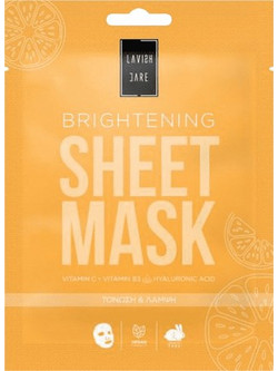 Lavish Care Brightening Face Sheet Μάσκα Προσώπου για Ενυδάτωση 25gr