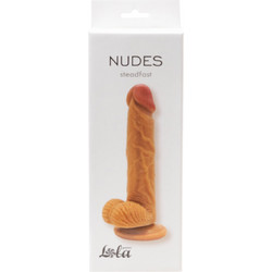 Lola Games Nudes Steadfast Ρεαλιστικό Dildo με Βεντούζα & Όρχεις 18.9cm Flesh