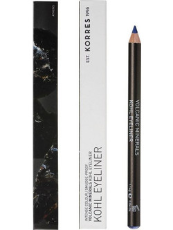 Korres Volcanic Minerals Kohl 04 Blue Μολύβι Ματιών Αδιάβροχο 1.14gr