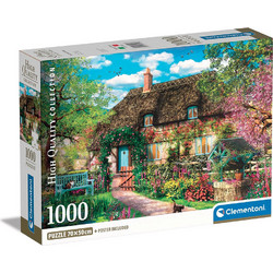 Puzzle Clementoni Compact Box High Quality Collection Το Παλιό Εξοχικό 1000 Κομμάτια
