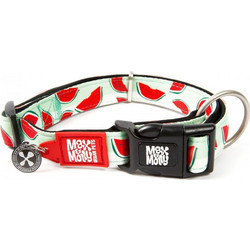 Max & Molly Watermelon Κολάρο Σκύλου Λευκό Κόκκινο 1x22-35cm