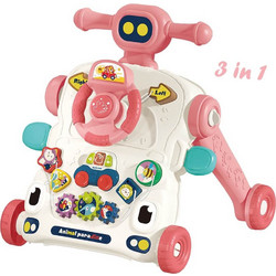 Bebe Stars Robbie 3 in 1 Περπατούρα Ροζ 4243