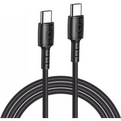 Awei CL-71T Braided USB-C to USB-C 30W 1m Black