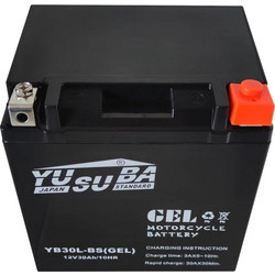 Yusuba Μπαταρία Μοτοσυκλέτας YB30L-BS 300A 30Ah