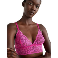 Tommy Hilfiger Bralette χωρίς Μπανέλα Φούξια UW0UW03807-TZO
