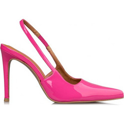 Envie Shoes Γόβες Slingback Λουστρίνι με Τακούνι Στιλέτο Φούξια E02-17090-54