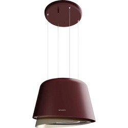 Faber Belle Burgundy/Gold KL Απορροφητήρας Νησίδα-Οροφής 70cm Κόκκινος