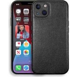 Bodycell Prestige Leather Back Cover Black (iPhone 14)