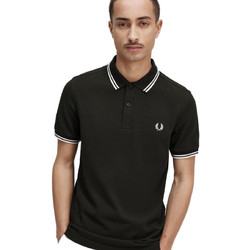 Fred Perry Ανδρική Μπλούζα Polo Κοντομάνικη Μαύρη M3600-T50