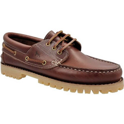 Boxer Ανδρικά Μοκασίνια Boat Shoes Δερμάτινα Ταμπά 19268-10-019