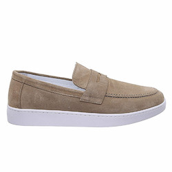 Boxer Air Ανδρικά Μοκασίνια Loafers Καστόρινα Εκρού 19223-60-025