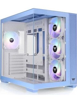 Thermaltake View 380 TG Hydrangea Blue Gaming Midi Tower Κουτί Υπολογιστή RGB με Πλαϊνό Παράθυρο