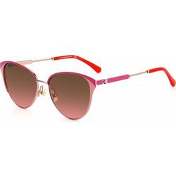 Kate Spade IANNAGS-000F6M Γυναικεία Γυαλιά Ηλίου Οβάλ Μεταλλικά Ασημί με Καφέ Φακό