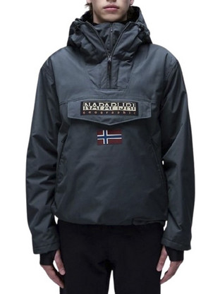 Napapijri Rainforest Αθλητικό Ανδρικό Μπουφάν Χειμωνιάτικο Pullover Αδιάβροχο Κυπαρισσί NP0A4IB9-G1S1