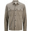 Jack & Jones Raymond Ανδρικό Πουκάμισο Βαμβακερό Μακρυμάνικο Κανονική Γραμμή Overshirt Εκρού 12263645
