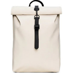 Rains Rolltop Mini W3 13330-26 Αδιάβροχο Σακίδιο Πλάτης 12.7lt Εκρού