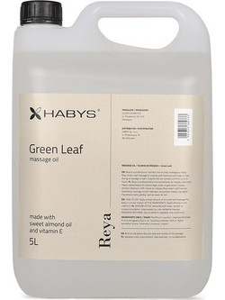 Habys Green Leaf Αμυγδαλέλαιο για Μασάζ 5lt