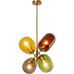 Kare Design Balloon Dance Κρεμαστό Φωτιστικό Οροφής Πολύφωτο Χρυσό 56691