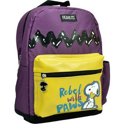Back Me UP Peanuts Rebel Σχολική Τσάντα Πλάτης Νηπιαγωγείου Μωβ 365-07055