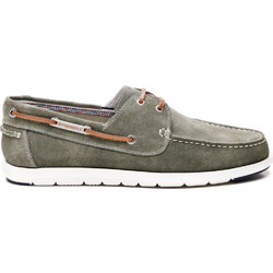 Stonefly Santiago 1 Ανδρικά Μοκασίνια Boat Shoes Καστόρινα Χακί 213724-1XM