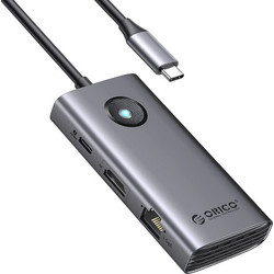 Orico PW11-6PR USB-C Docking Station με HDMI 4K PD Ethernet