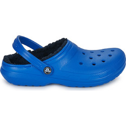 Crocs Ανατομικές Χειμερινές Παιδικές Παντόφλες για Αγόρια με Γούνα Royal Blue 207010-4KZ