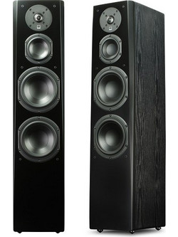 SVS Prime Tower Ζεύγος Ηχείων Hi-Fi Δαπέδου 80W 3.5 Δρόμων Black Ash