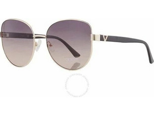 Guess GF6172 32B Γυναικεία Γυαλιά Ηλίου Πεταλούδα Μαύρα με Μαύρο Φακό
