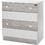 Lorelli New Βρεφική Συρταριέρα Λευκή Καφέ 81x50x86cm 10170070043A