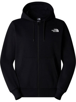 The North Face Simple Dome Full Zip Ανδρική Ζακέτα Φούτερ με Κουκούλα Μαύρη NF0A89FD-JK3