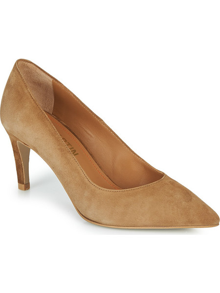 JB Martin Elsa Γόβες Suede με Λεπτό Ψηλό Τακούνι Μπεζ AHJ401-64-P
